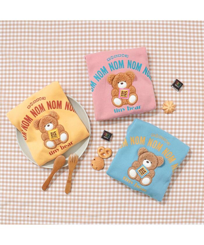 WEB限定 チロルチョコ×tiny bearカレッジトレーナー(505410494 WEB限定 チロルチョコ×tiny bearカレッジトレーナー(505410494