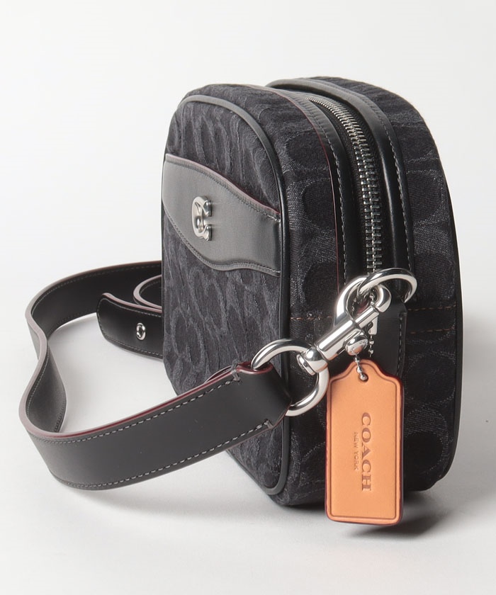コーチ ショルダーバッグ カメラバッグ デニム COACH - 【極美品
