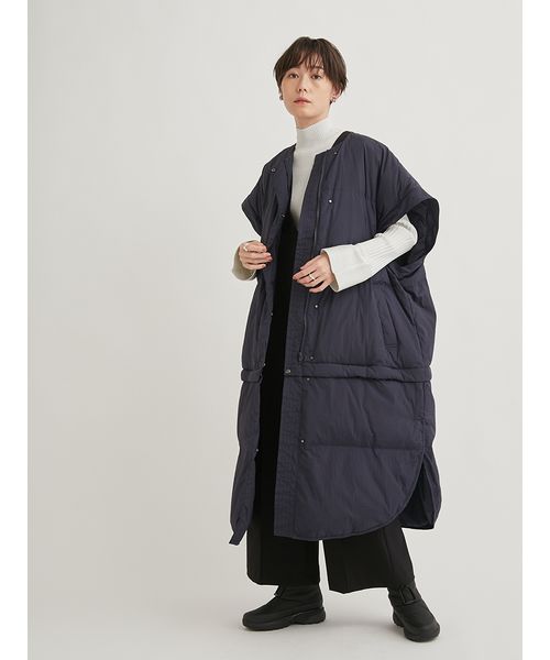 emmi atelier 金子綾 ecoマルチウェイダウン 金子綾 for emmi】ecoマルチウェイダウンコート(コート