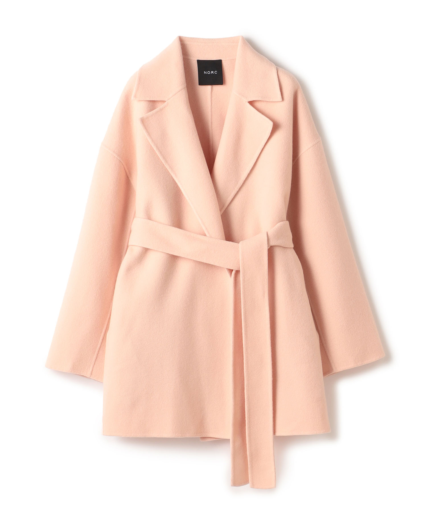 セール 50%OFF】ベルテッドミドル丈リバーコート(505710666 セール 50%OFF】ベルテッドミドル丈リバーコート(505710666