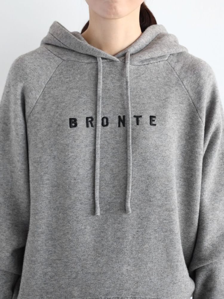 CLOVE ロゴニットフーディ　新品　グレー セール】クローブ CLOVE ロゴニットフーディー(505729220