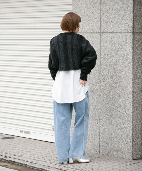 セール】ループヤーンジャガードニット(505732391) | ケービーエフ(KBF) - d fashion