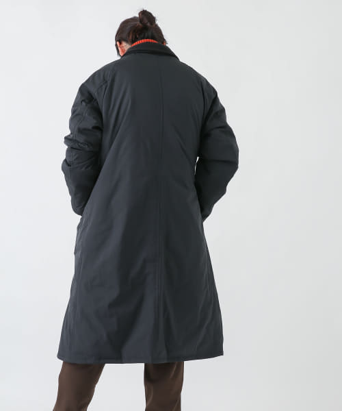 セール 70%OFF】グリーンダウンショールカラーロングコート