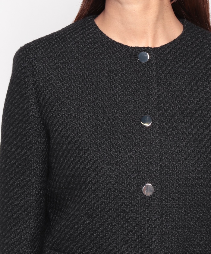 Theory 美品 Holiday Tweed PKT Crop JKT Theory Holiday Tweed Cropped Jacket - Palomino | Editorialist