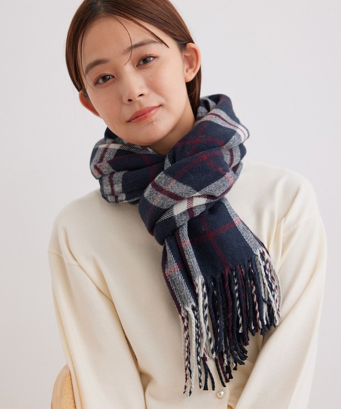セール 17%OFF】チェック大判ストール(505709666) | ジャイロ