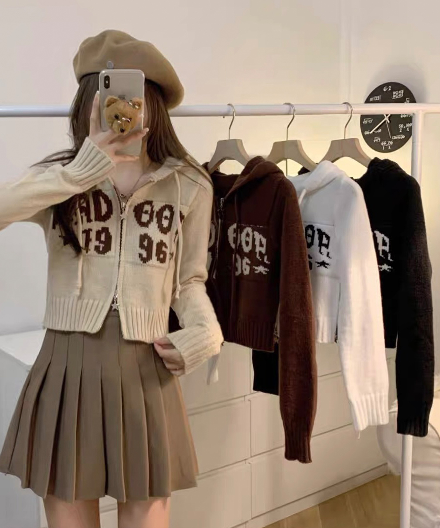 セール】ショップニコニコ ShopNikoNiko ショート丈 ジップ