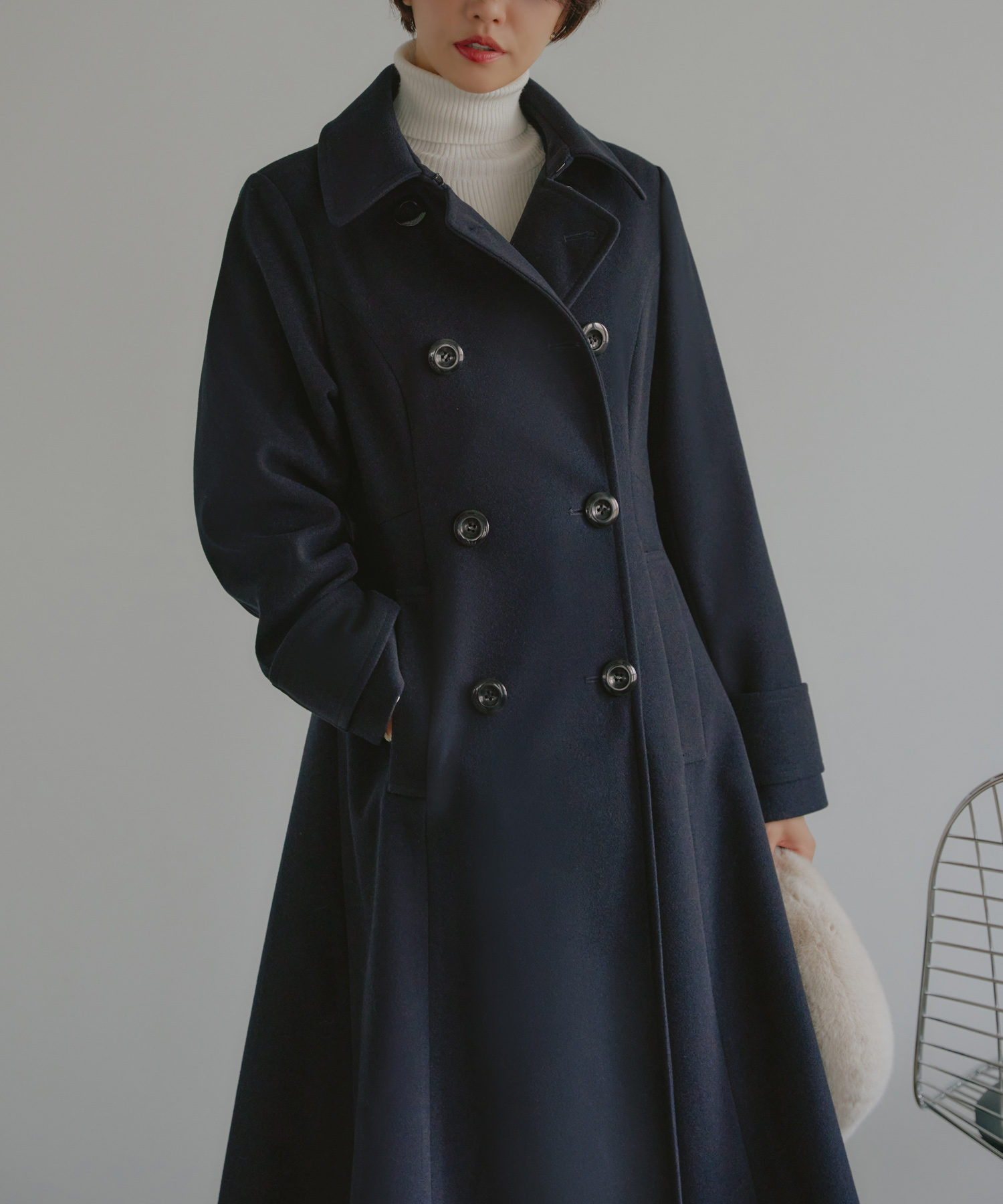 美品！RUIRUE BOUTIQUE/S/トレンチコート/ドラティック/フレア 美品！RUIRUE BOUTIQUE/S/トレンチコート/ドラティック/フレア