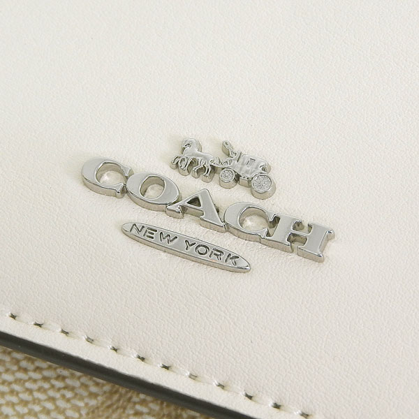 COACH コーチ MICRO WALLET マイクロ ウォレット シグネチャー 三