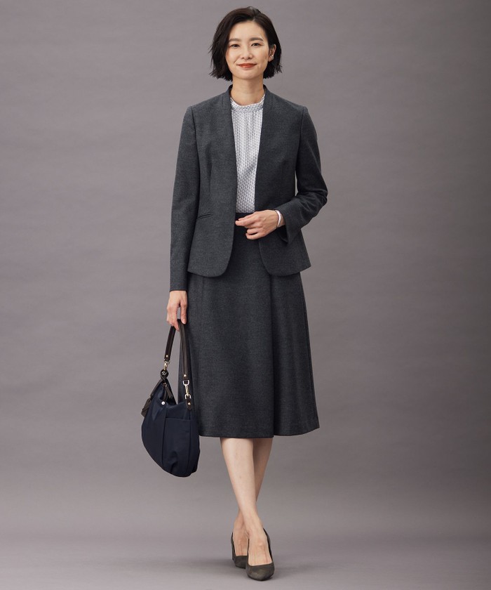 J.PRESS LADIES （Jプレス）スカート　新品 セール 50%OFF】【セットアップ対応】コンパクトジャージー