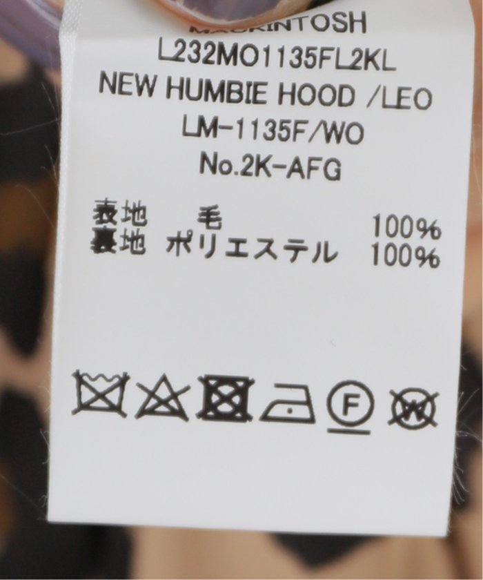 MACKINTOSH/マッキントッシュ】NEW HUMBIE HOOD_LEO /ハンビー