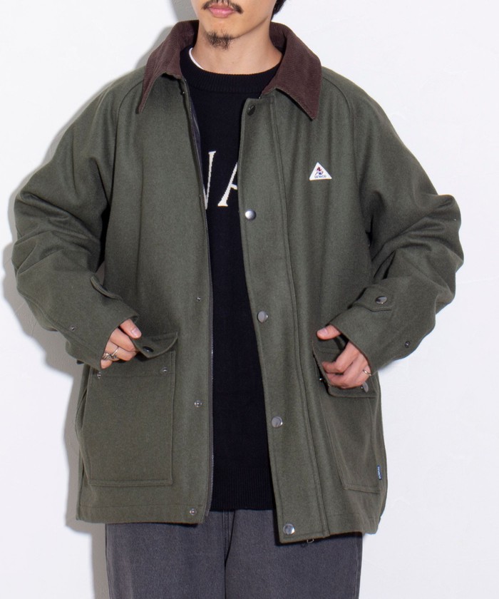 【GEVACO/ゲバコ】 新品モッズリバーコート/カーキ38 GEVACO / ゲバコ ダウンジャケット モッズコート M51 N-3B