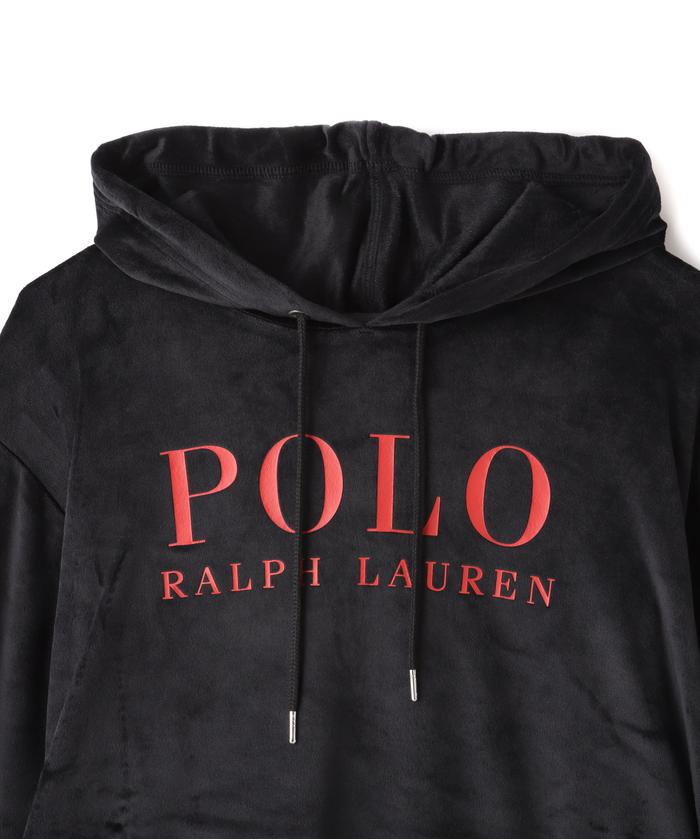 【即日発送】 POLO RALPH LAUREN ベロアパーカー スウェット POLO RALPH LAUREN/ポロラルフローレン/BRUSHED VELOUR L/S