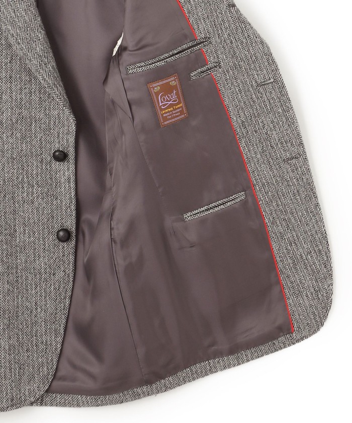 KING SIZE】【定番】LOVAT LAVEROCK TWEED ヘリンボンツイード
