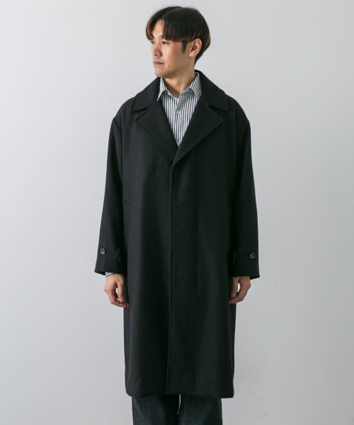 クーポン】【セール 60%OFF】ウールメルトンオーバーバルマカン