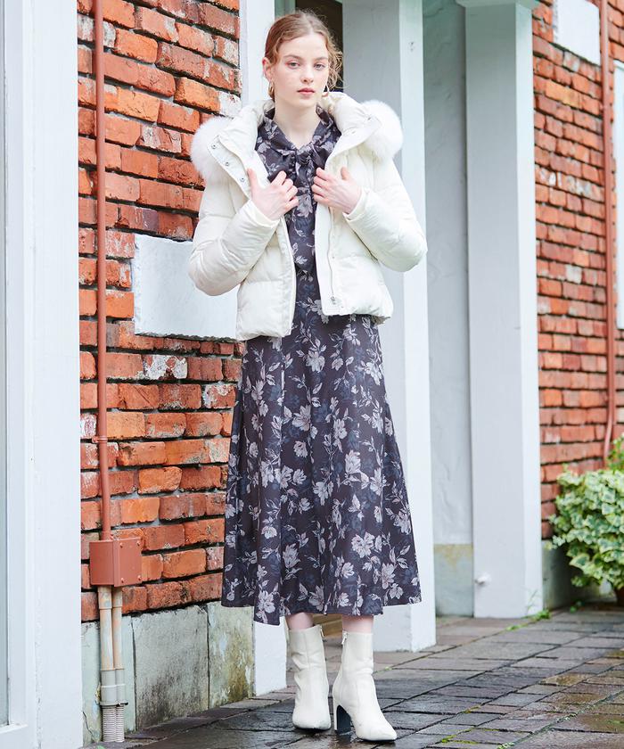 FOXファー付きショートダウン(505741357) | AND COUTURE(AND