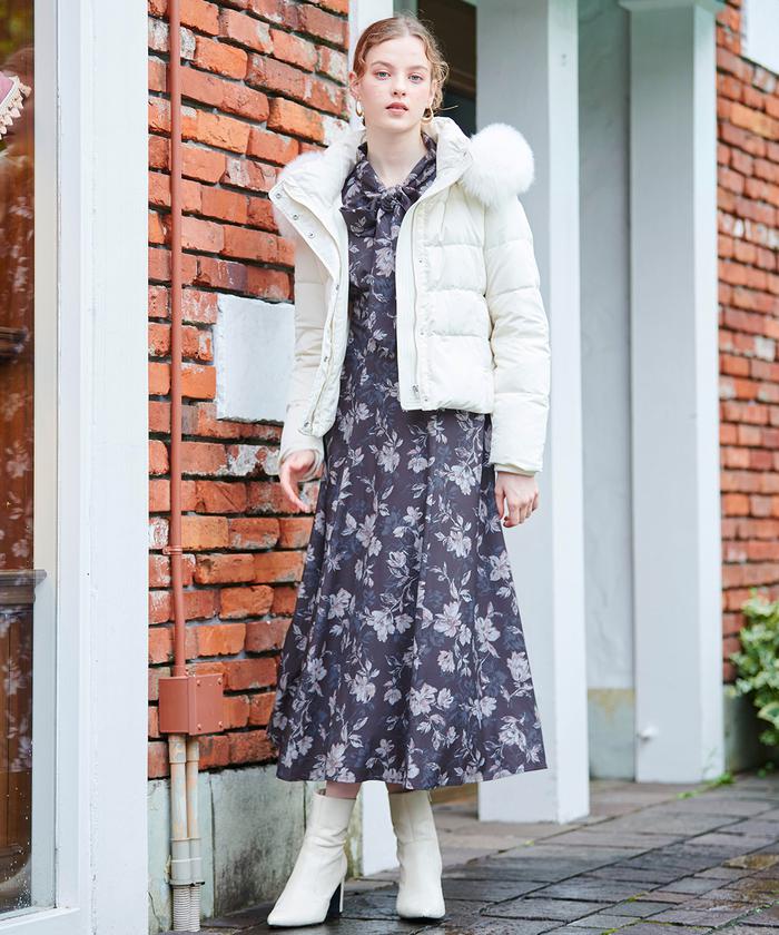 FOXファー付きショートダウン(505741357) | AND COUTURE(AND FOXファー付きショートダウン(505741357) | AND COUTURE(AND