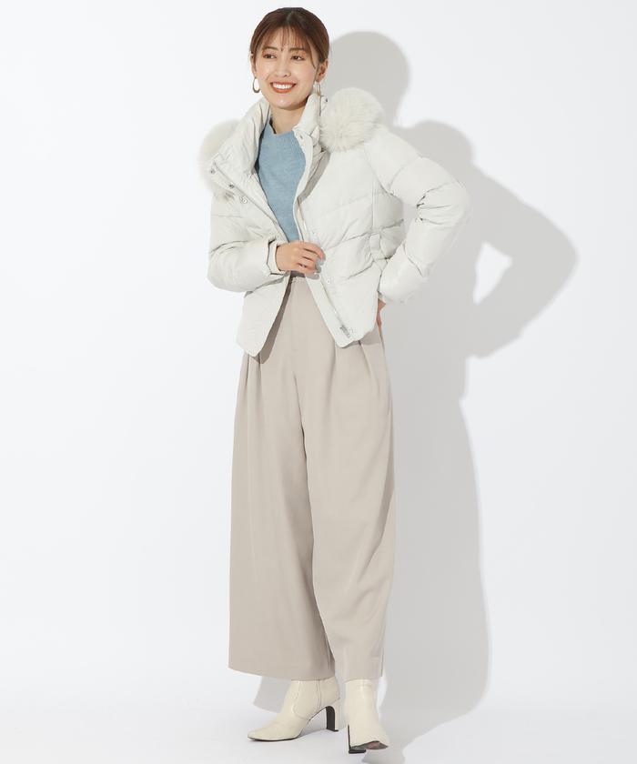 FOXファー付きショートダウン(505741357) | AND COUTURE(AND