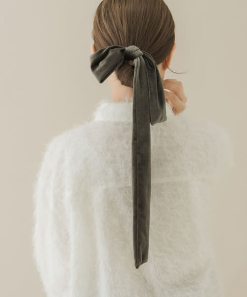 【今使いたい★】トリオンフ ベロア リボン ヘアバンド 楽天市場】【送料無料】ベロア リボン ヘアアクセサリー リボン