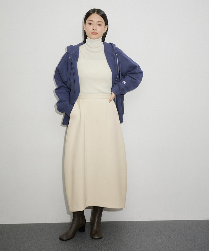 セール 70%OFF】【サステナブル】フォルムフレアスカート