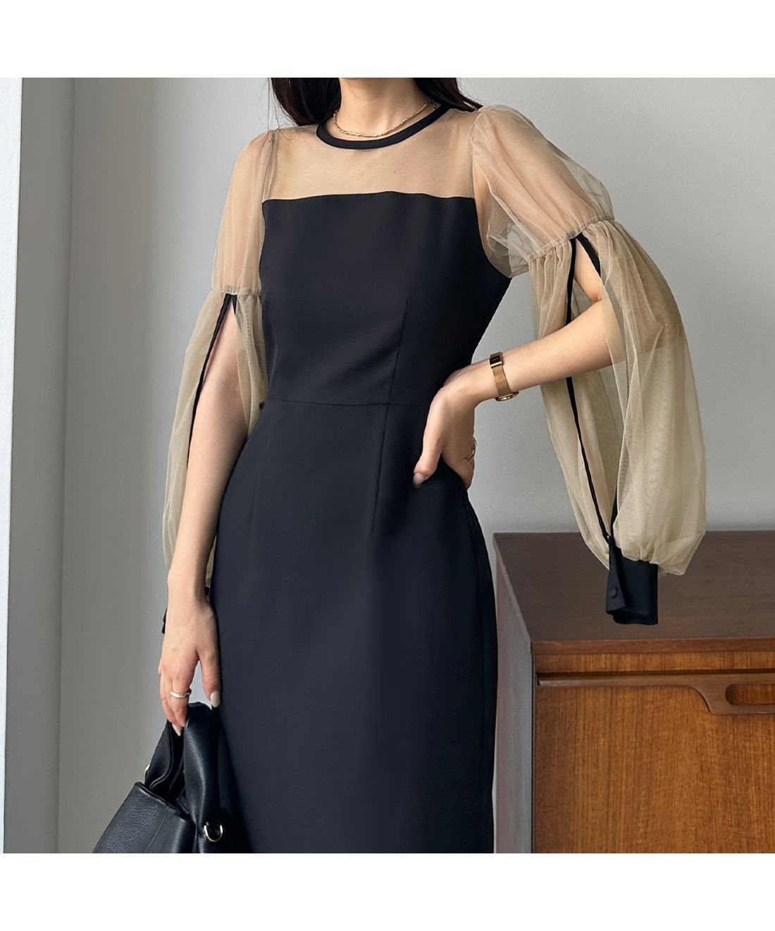セール25%OFF】ルエレ Louere Louere チュールボリューム袖
