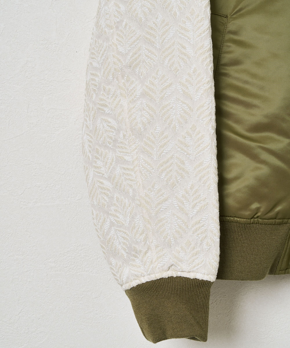 Liyoca】袖ジャガードMA-1(505625831) | リヨカ(Liyoca) - d fashion