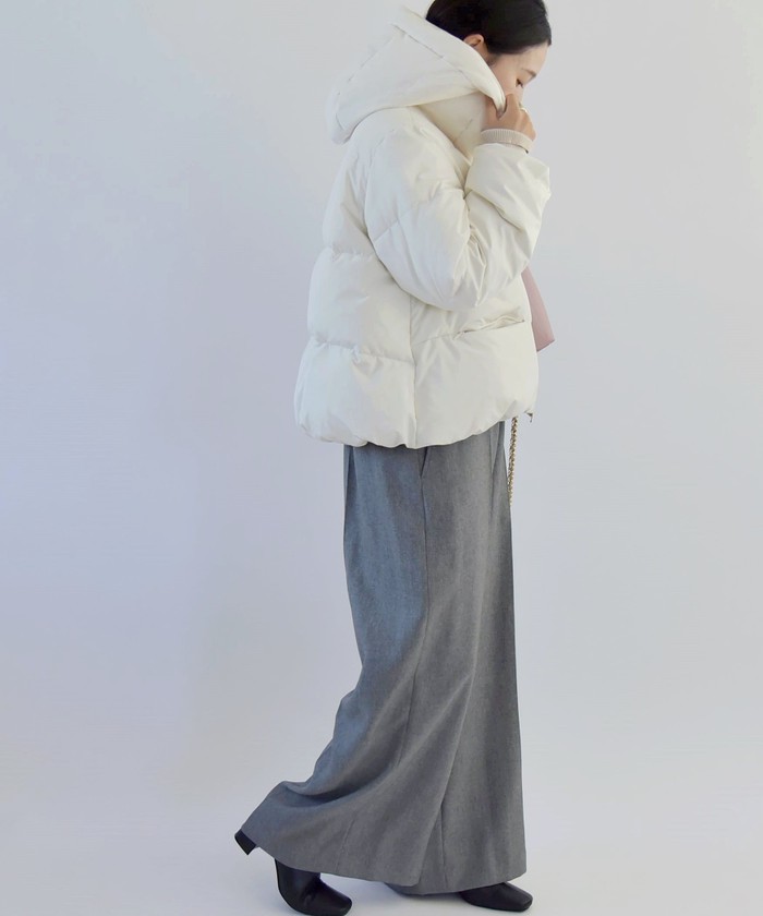 quaranciel: フーデッド ショート ダウン ジャケット/SHIPS SHIPS for women / シップスウィメン quaranciel: フーデッド
