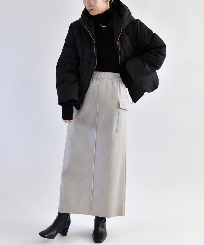 セール 20%OFF】quaranciel: フーデッド ショート ダウン