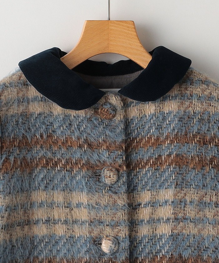 セール 40%OFF】SHIPS KIDS:140～150cm / シャギー チェック