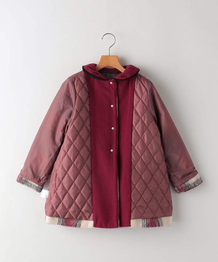 shipsチェックシャギーコート セール 60%OFF】SHIPS KIDS:100～130cm / シャギー チェック