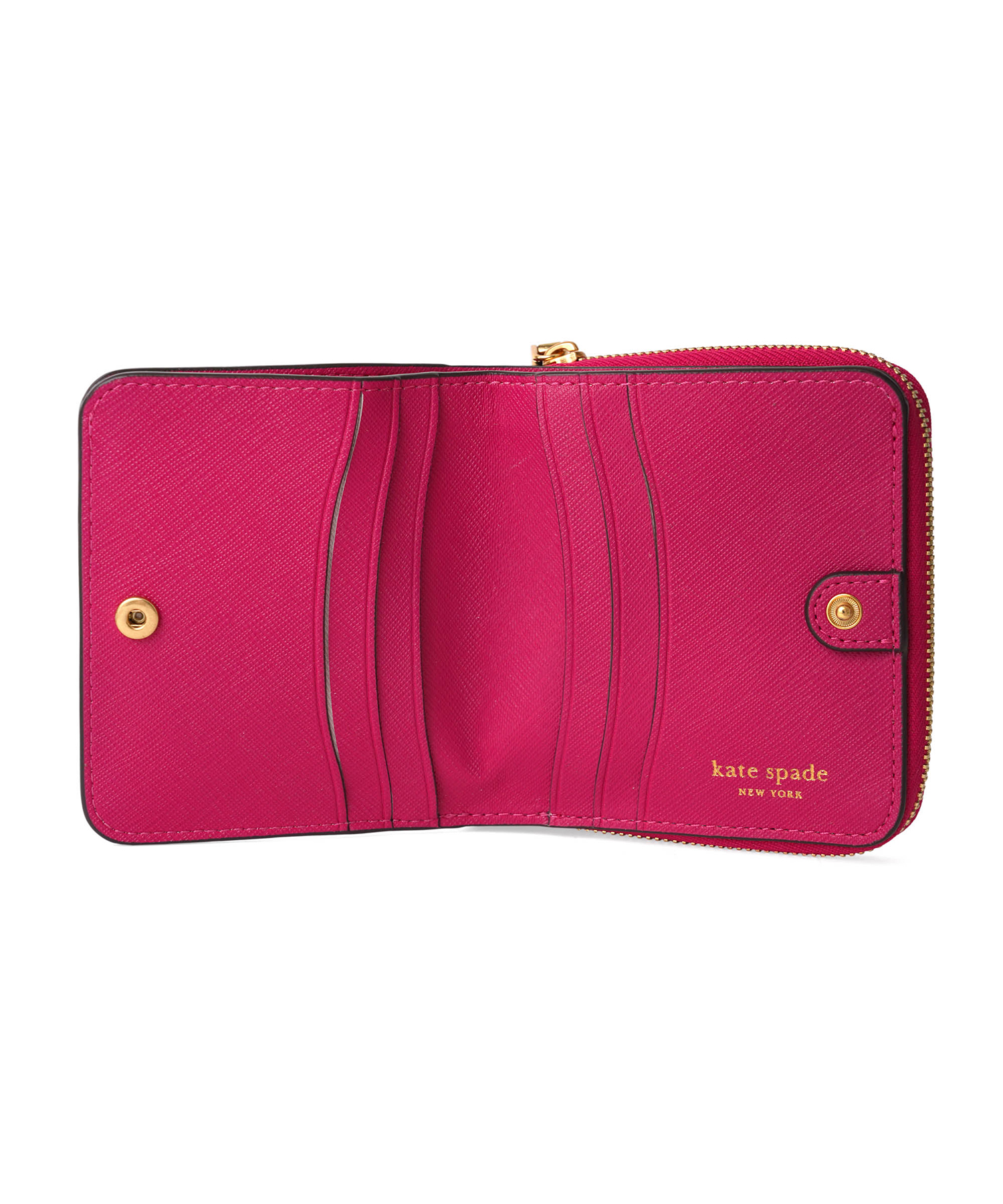 希少【美品】 kate spade 二つ折り財布 ラメ ピンク ローズゴールド ケイトスペード 二つ折り財布 レディース Kate Spade Wallet