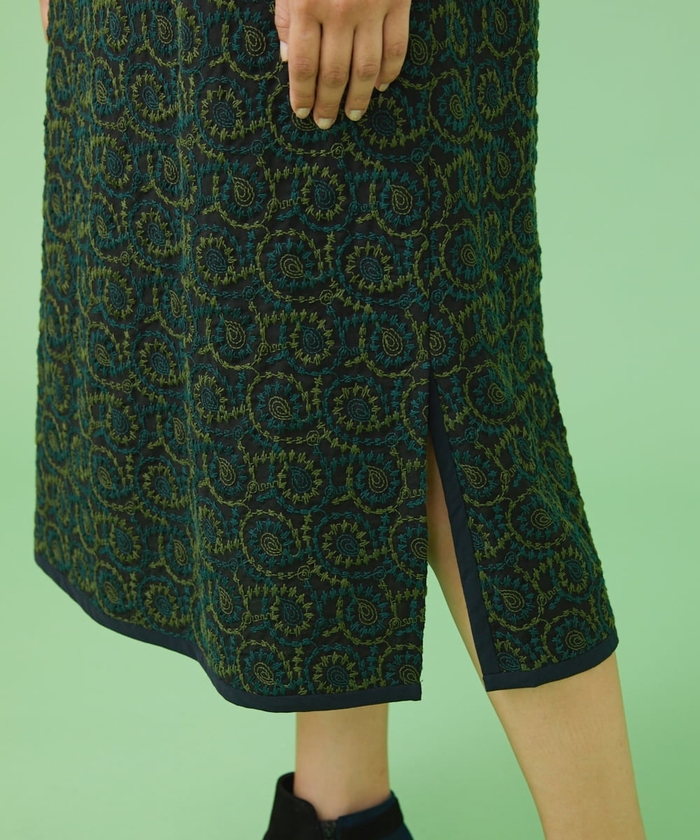Huella 刺繍ワンピース(505745816) | ホコモモラ(Jocomomola) - d fashion
