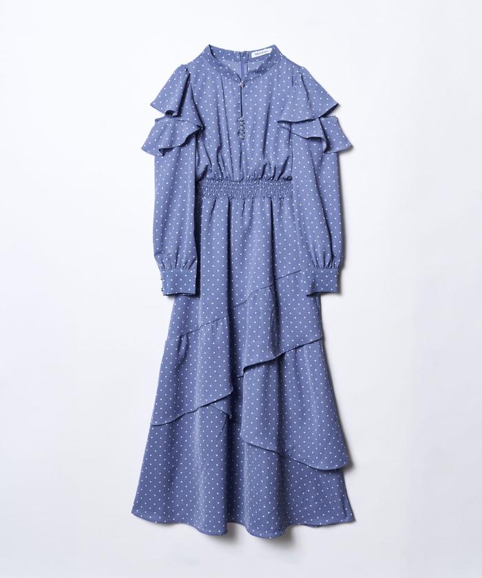 【新品未使用】Shirley Bredal ワンピース 2y 3y レディアゼル REDYAZEL 2WAYバイカラーミニワンピース （ピンク