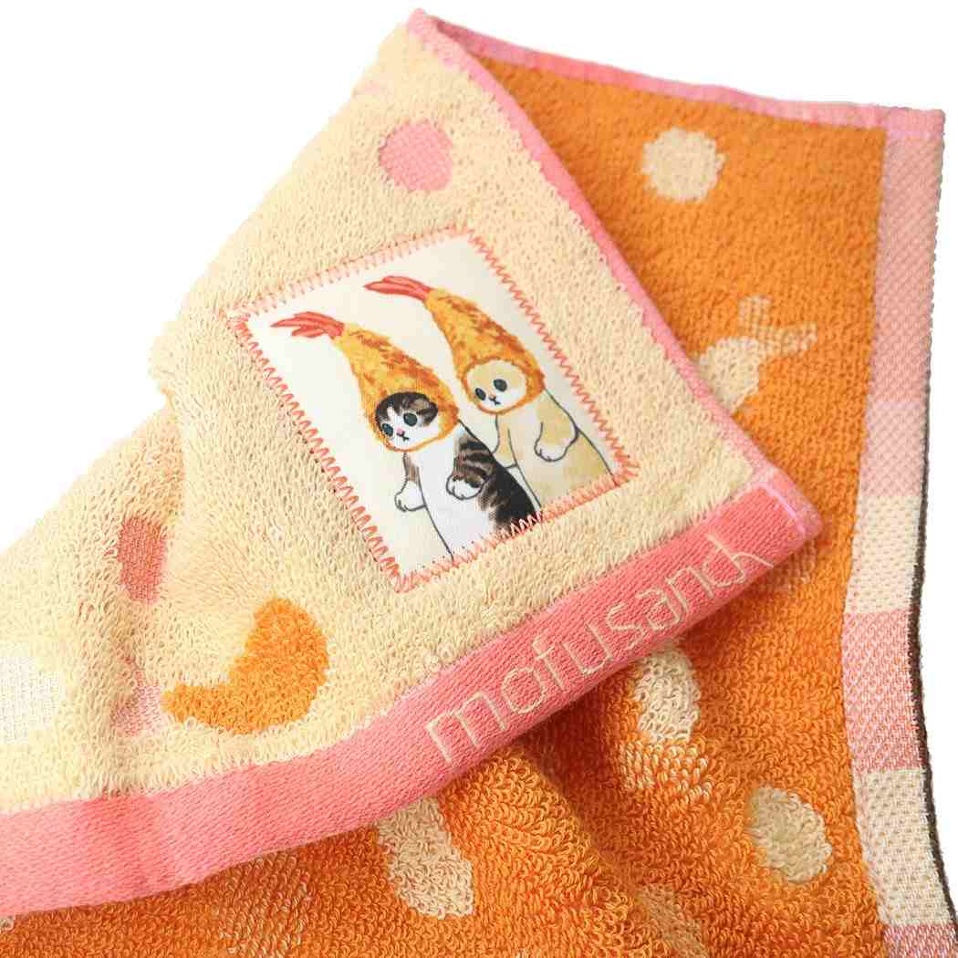 大人気新品  mofusand モフサンド タオルハンカチ 2点セット 抗菌防臭加工 タオル