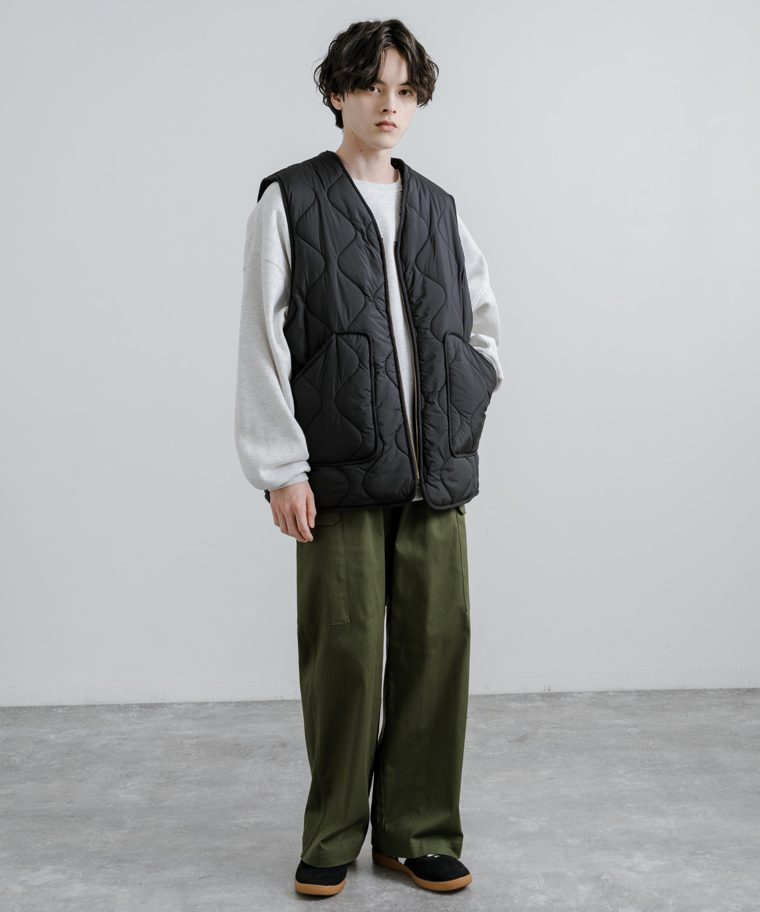 ロッキーモンロー Rocky Monroe リバーシブルベスト ボア