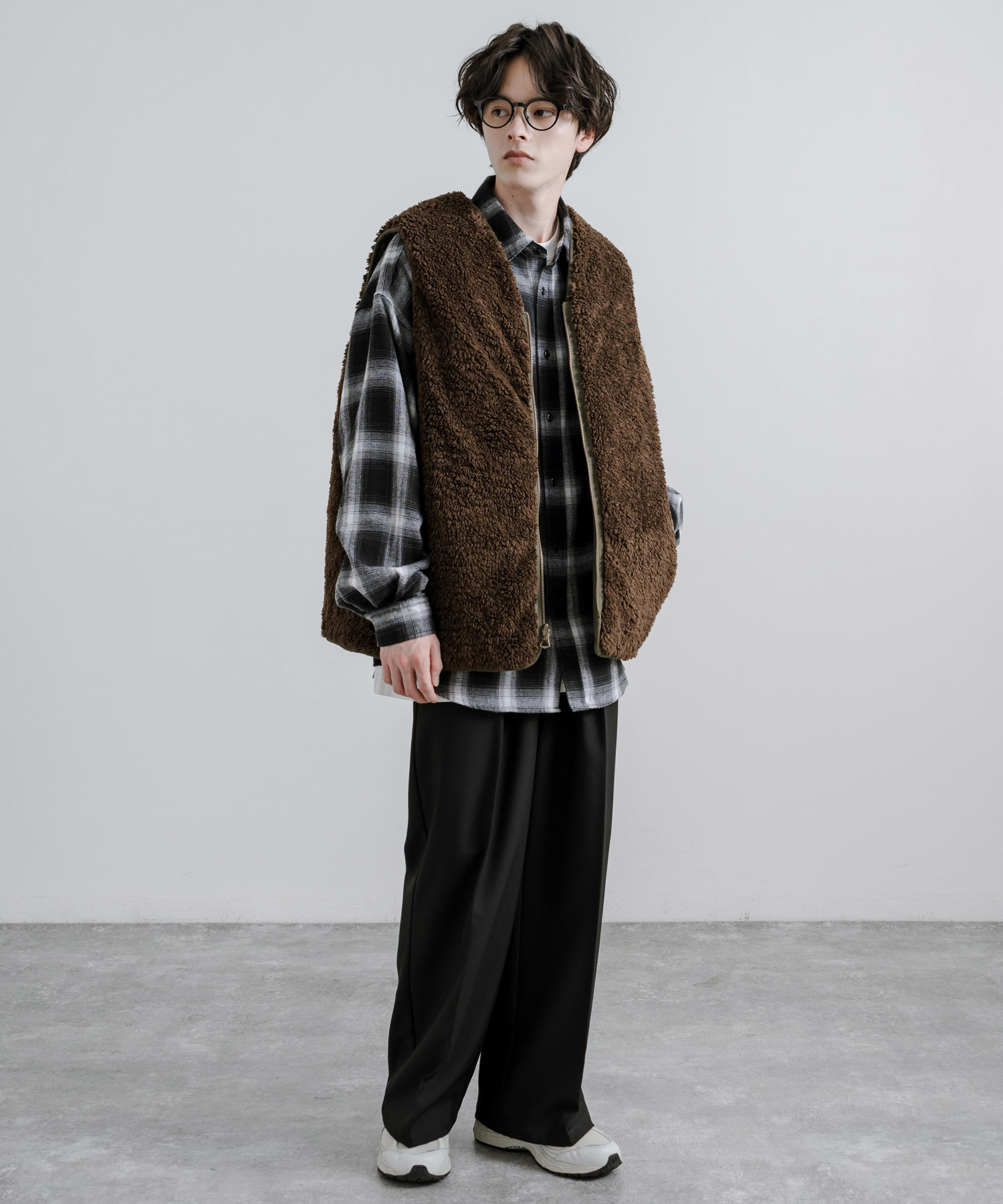 ロッキーモンロー Rocky Monroe リバーシブルベスト ボア ロッキーモンロー Rocky Monroe リバーシブルベスト ボア