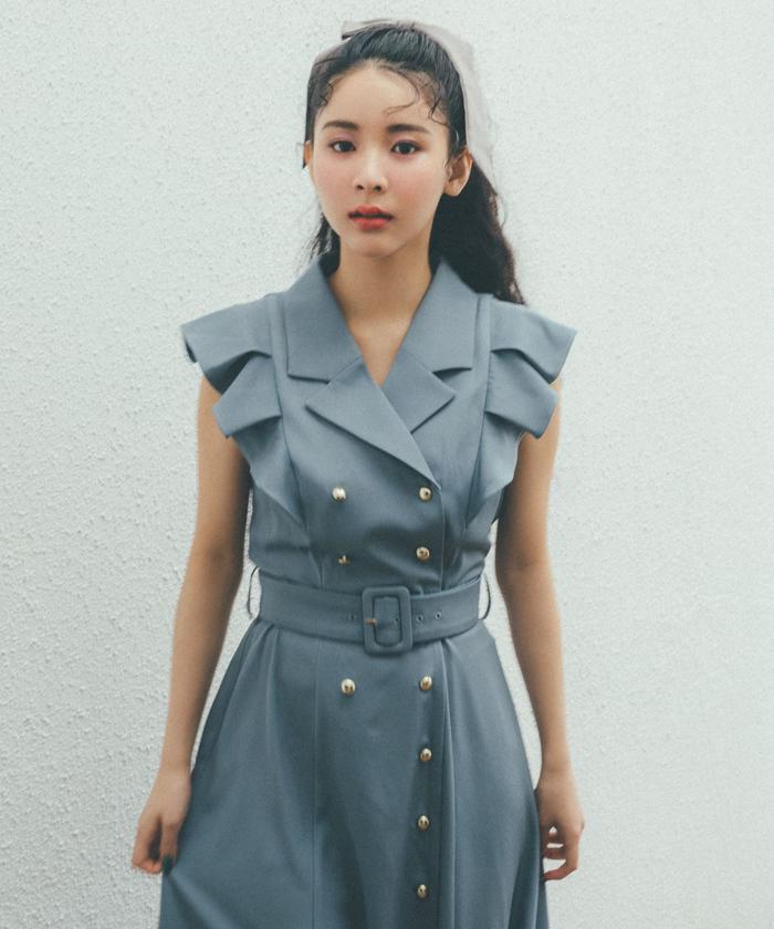 louren トレンチフレアワンピース 店舗限定品 セール 50%OFF】トレンチフレアワンピース(505403165
