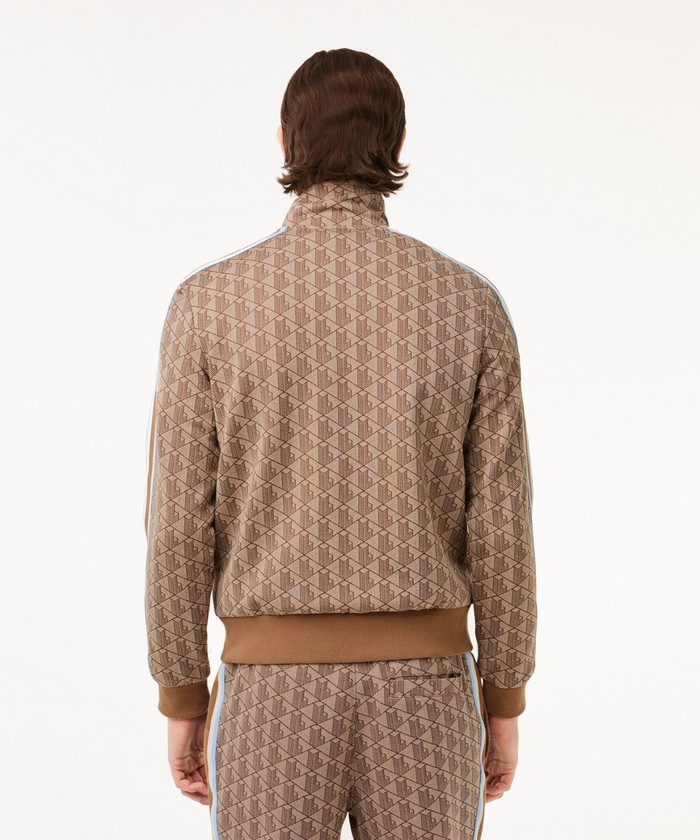 カジュアル使いにも♪【LOEWE】Monogram トラックジャケット LACOSTE｜モノグラムジャカードトラックジャケット
