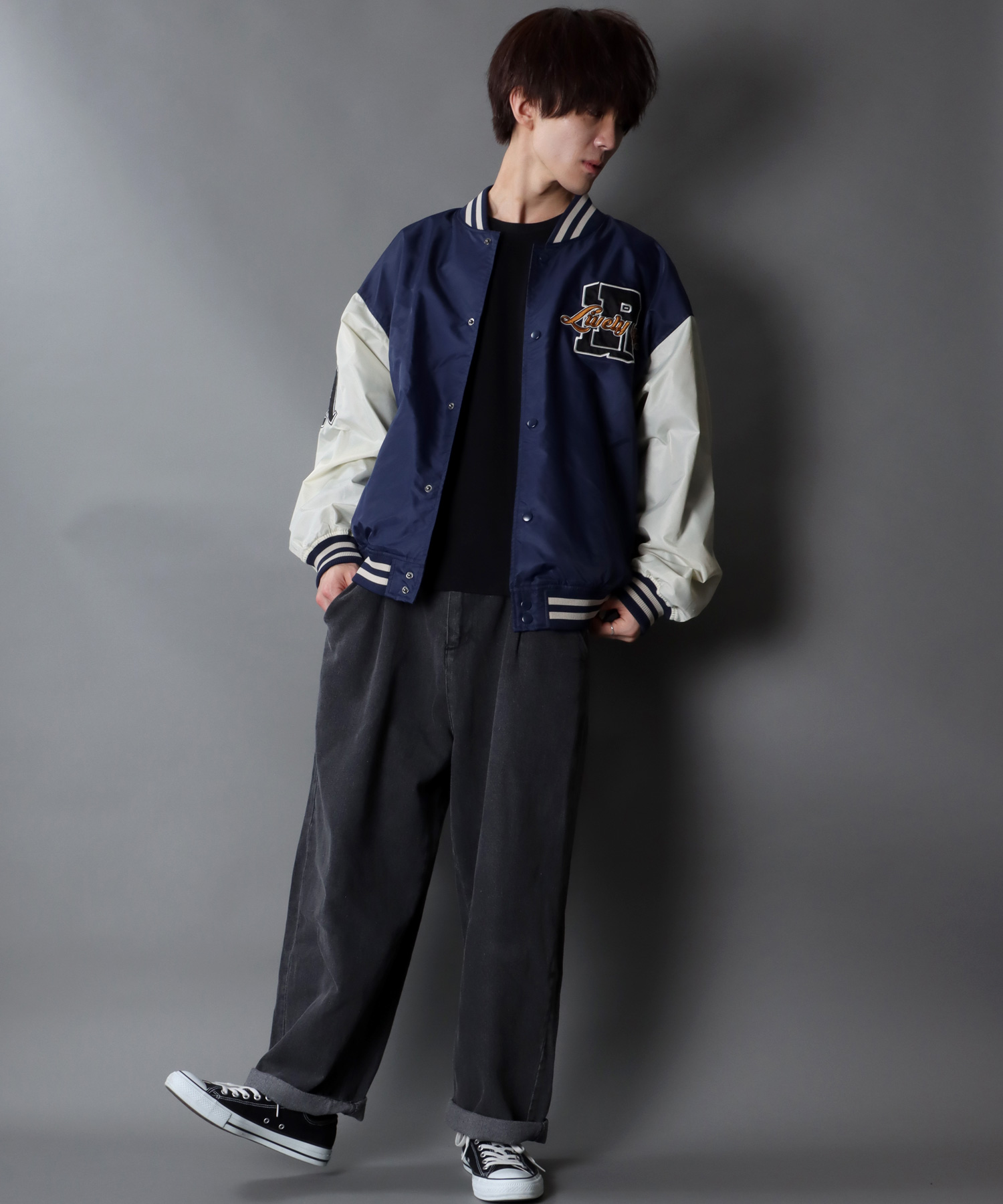 スタジャン Oversize Stadium Jacket/オーバーサイズ スタジアム