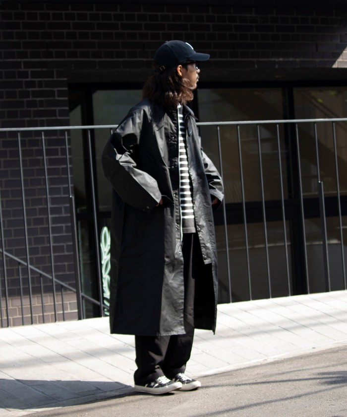 Barbour/バブアー】burghley バーレー ワックス コットン ロング Barbour/バブアー】burghley バーレー ワックス コットン ロング