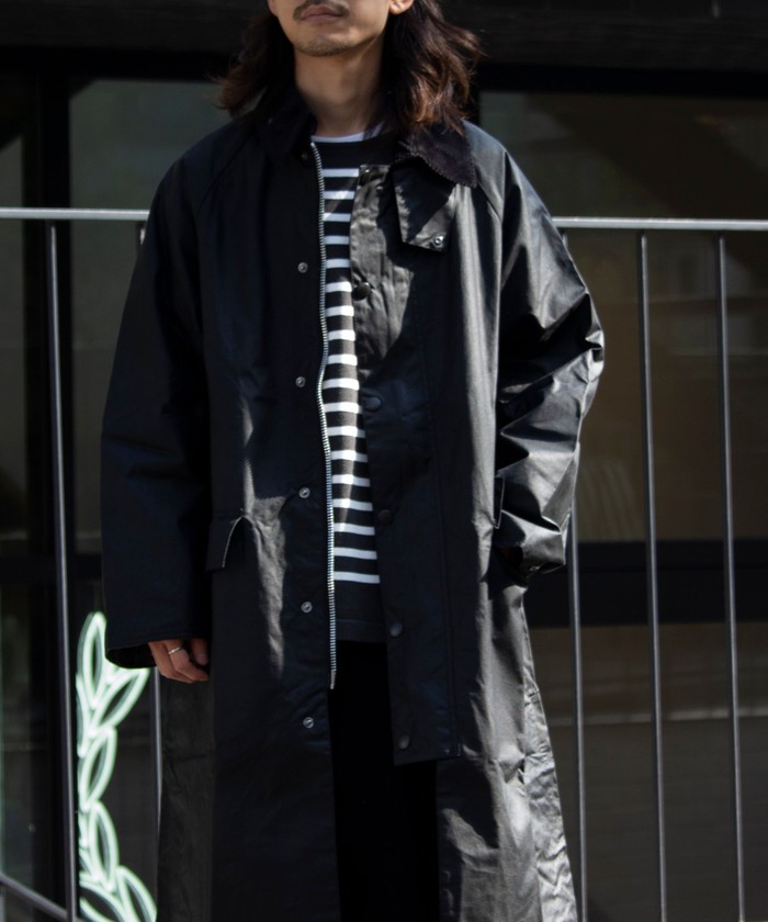 Barbour/バブアー】burghley バーレー ワックス コットン ロング Barbour/バブアー】burghley バーレー ワックス コットン ロング