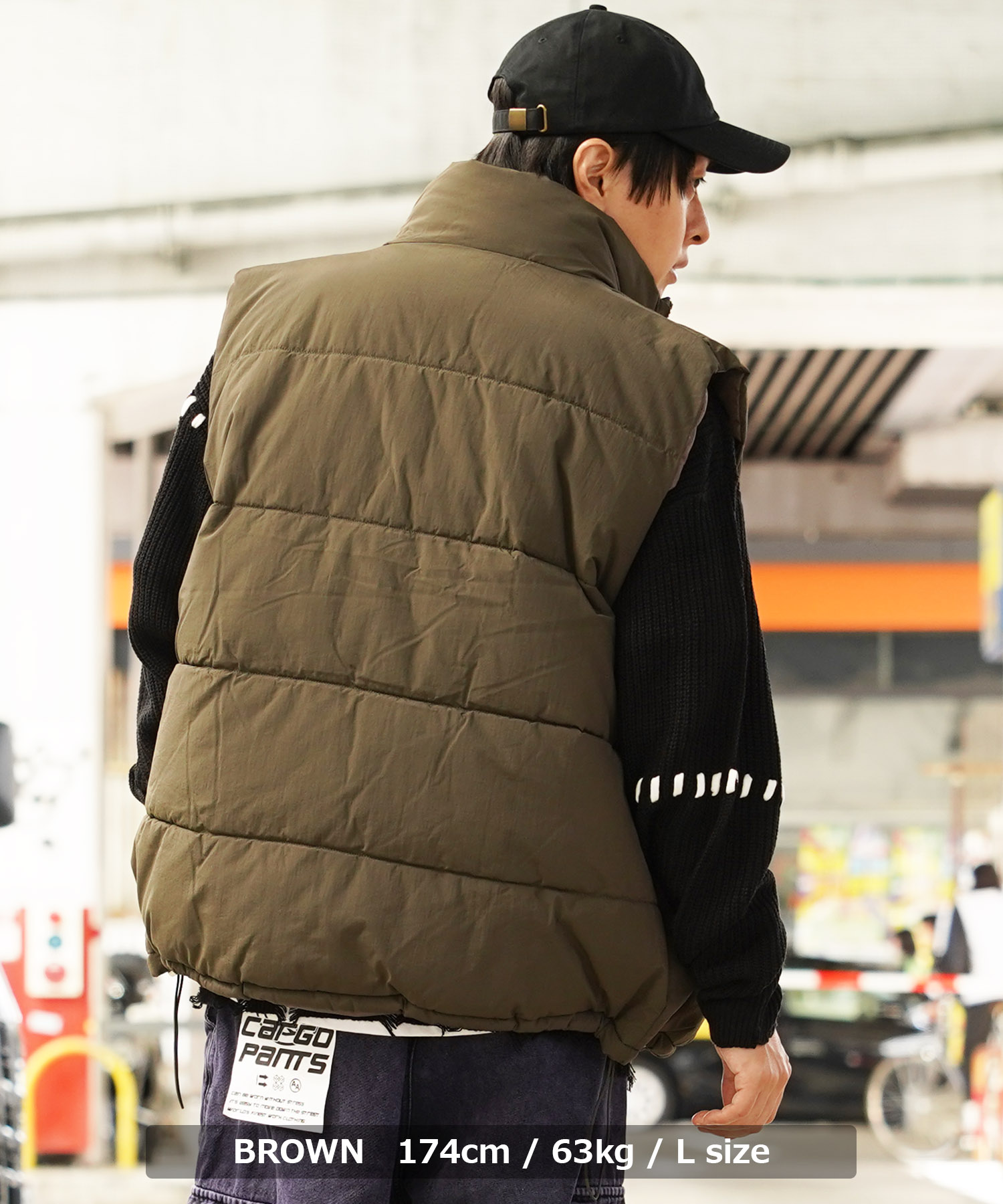 ワンフォークロージング 1111clothing ◇ナイロン 中綿 ダウン
