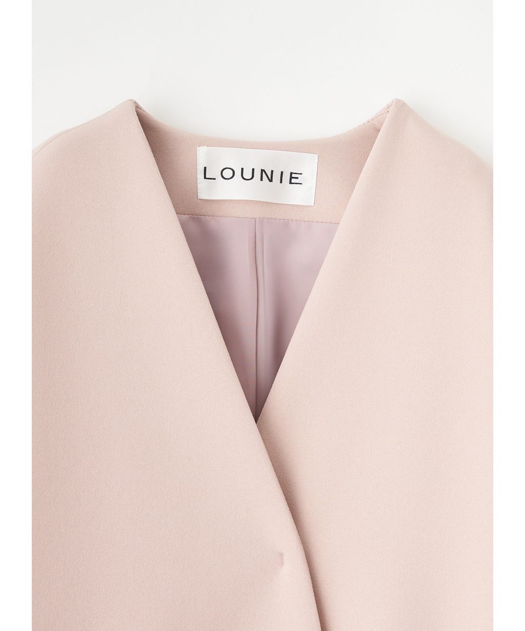 セール 50%OFF】ルーニィ LOUNIE ノーカラーロングコート セール 50%OFF】ルーニィ LOUNIE ノーカラーロングコート