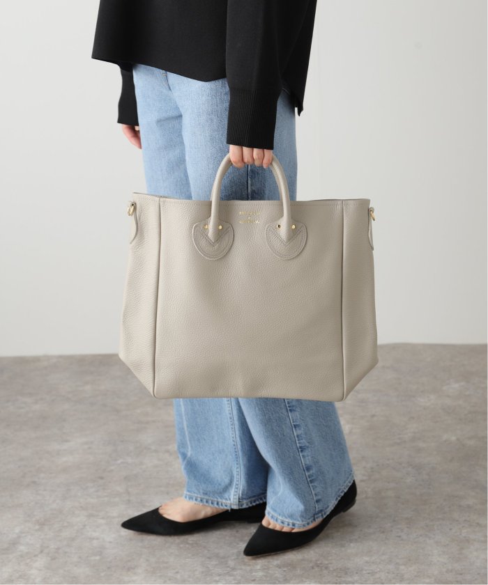 YOUNG&OLSEN/ヤングアンドオルセン】EMBOSSED LEATHER D TOTE M YOUNG&OLSEN/ヤングアンドオルセン】EMBOSSED LEATHER D TOTE M