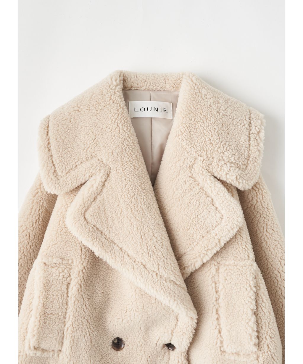 セール 50%OFF】ルーニィ LOUNIE ボアショートコート(505727929 セール 50%OFF】ルーニィ LOUNIE ボアショートコート(505727929