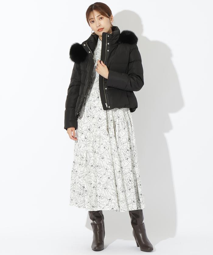FOXファー付きショートダウン(505741357) | AND COUTURE(AND FOXファー付きショートダウン(505741357) | AND COUTURE(AND