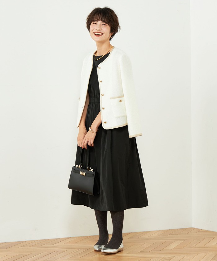 セール 35%OFF】カラミフラッグツイードワンピース(505745498