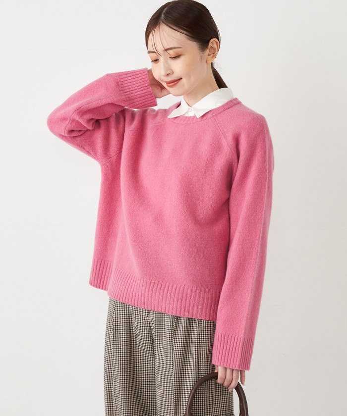 SHIPS for women / シップスウィメン SHIPS Colors:〈手洗い可能〉CASHMILE(R) サドル ショルダー ニット◇ SHIPS Colors:〈手洗い可能〉CASHMILE(R) サドル ショルダー