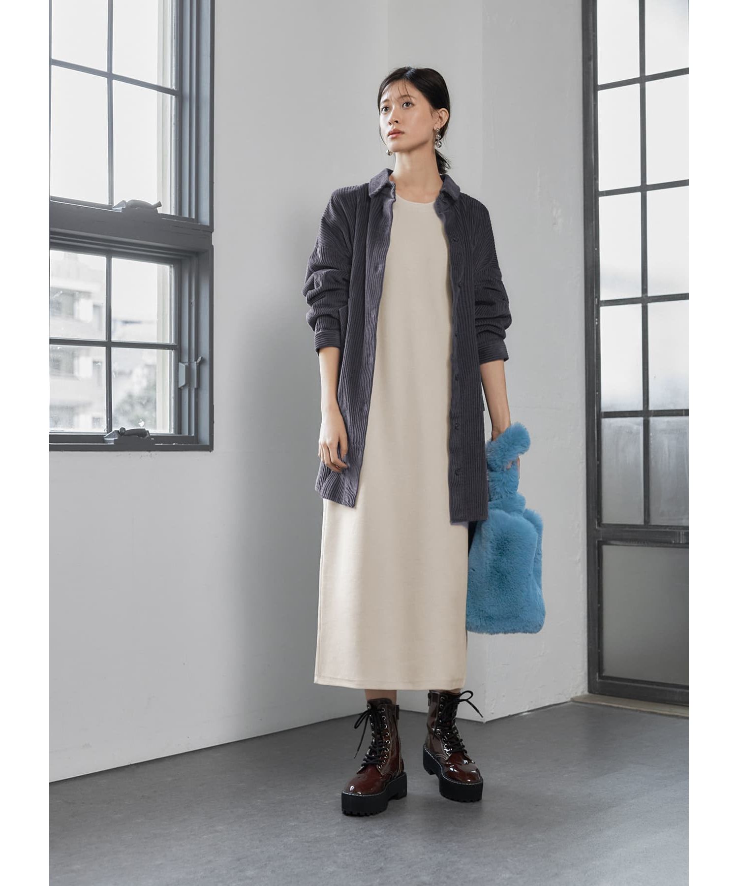 STYLE DELI スタイルデリ 背面タックスーパーロングコート