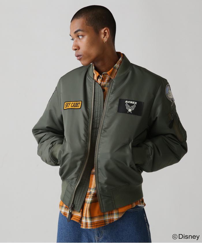 【冬バーゲン★】 Disney Collection》FLIGHT AVIREX | MICKEY(505430190) JACKET ジャケット・アウター