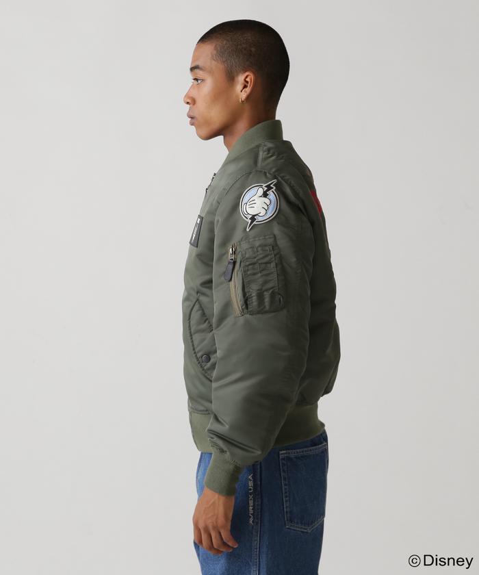 Disney Collection》FLIGHT JACKET MICKEY(505430190) | AVIREX